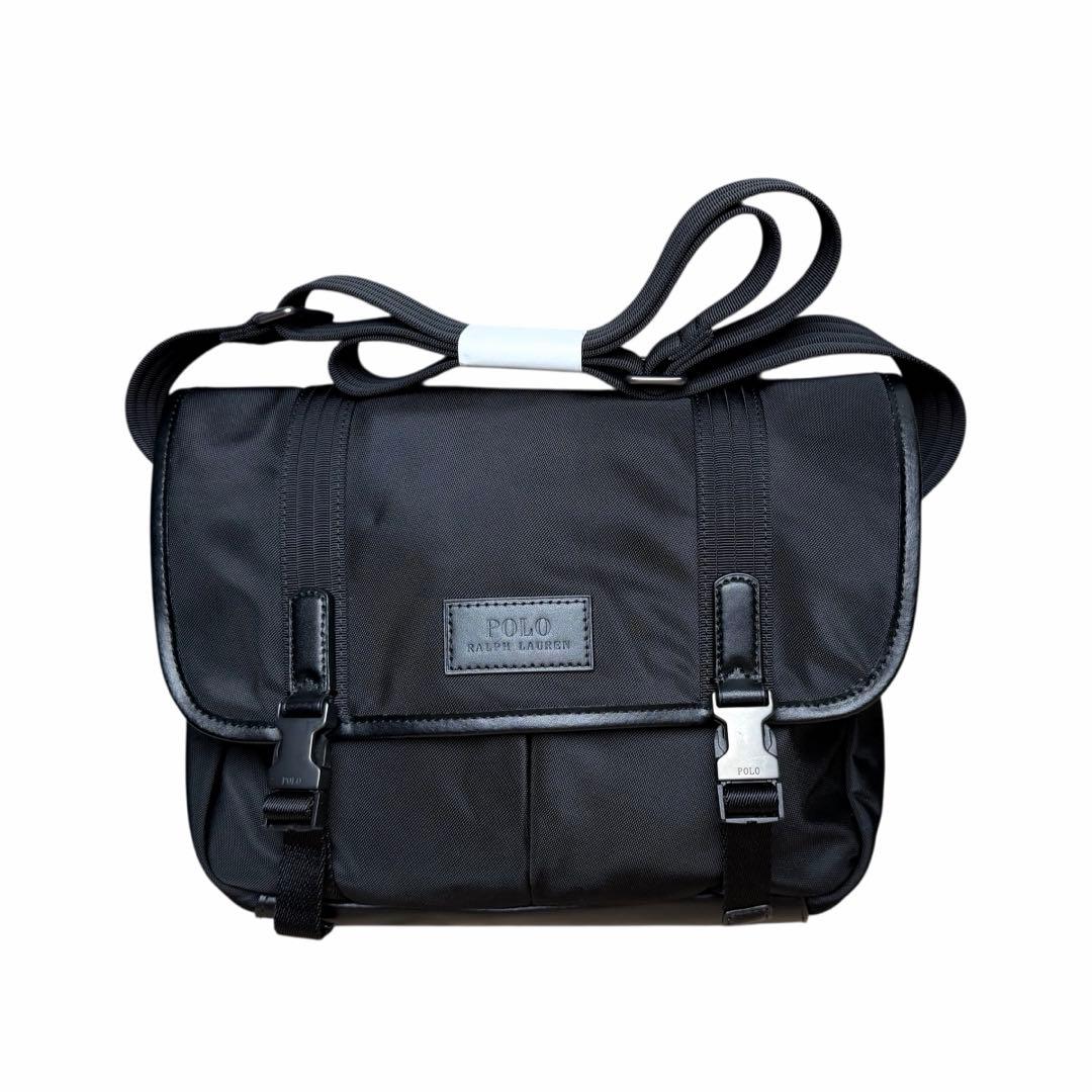 未使用級✨ポロ ラルフローレン メッセンジャーバッグ ショルダーバッグ　レザー