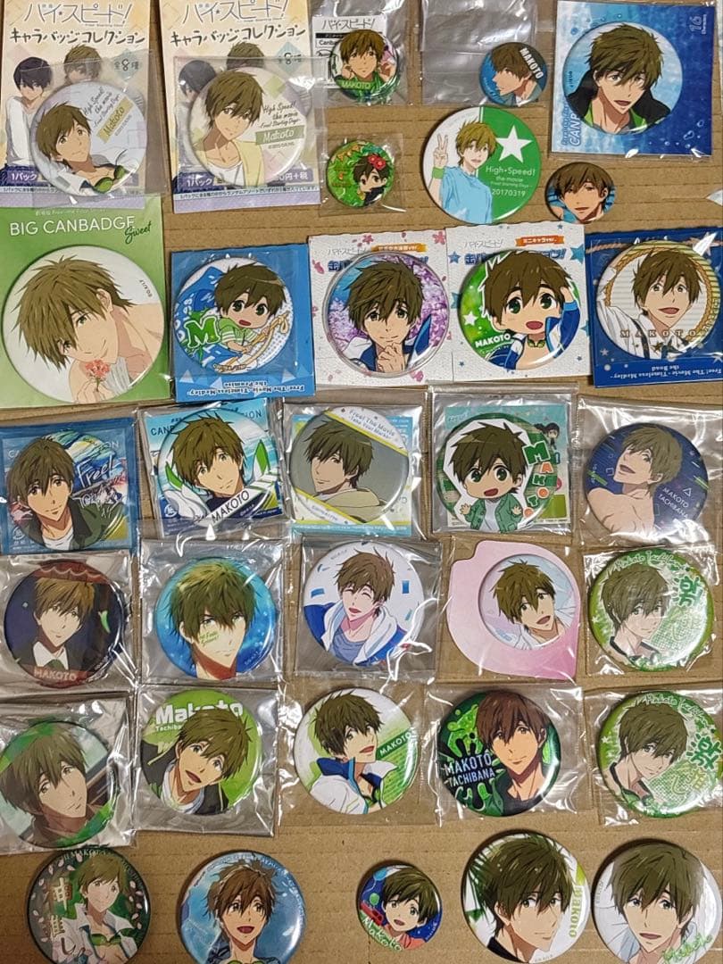 Free! 橘真琴　缶バッジ　33個セット