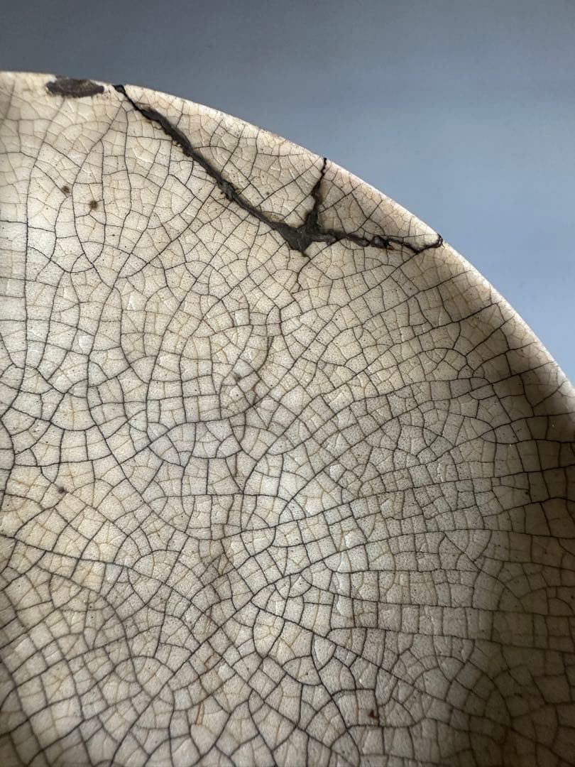 中国 仿哥釉 碗 八客