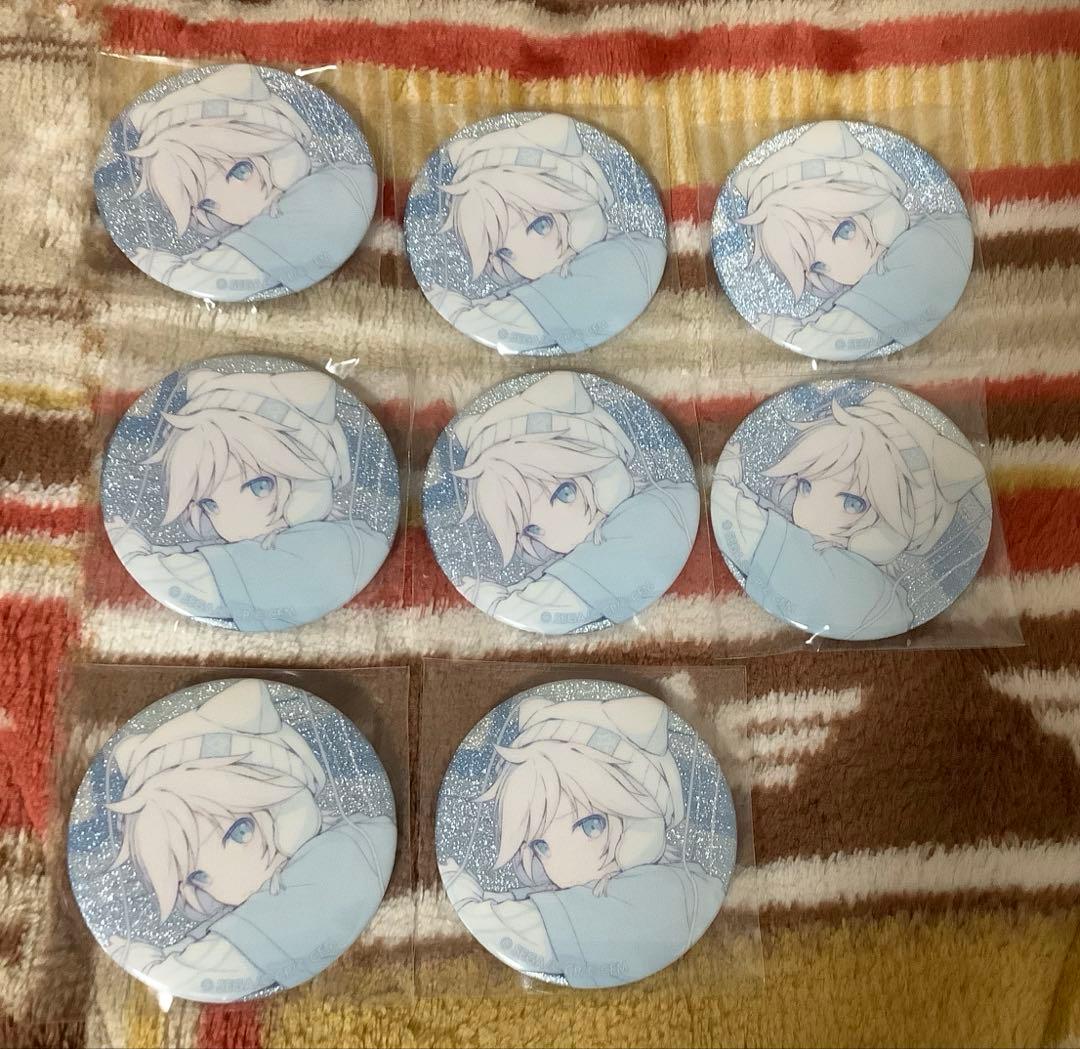 プロセカ 46A グリッター 缶バッジ グリ缶 鏡音レン 8点