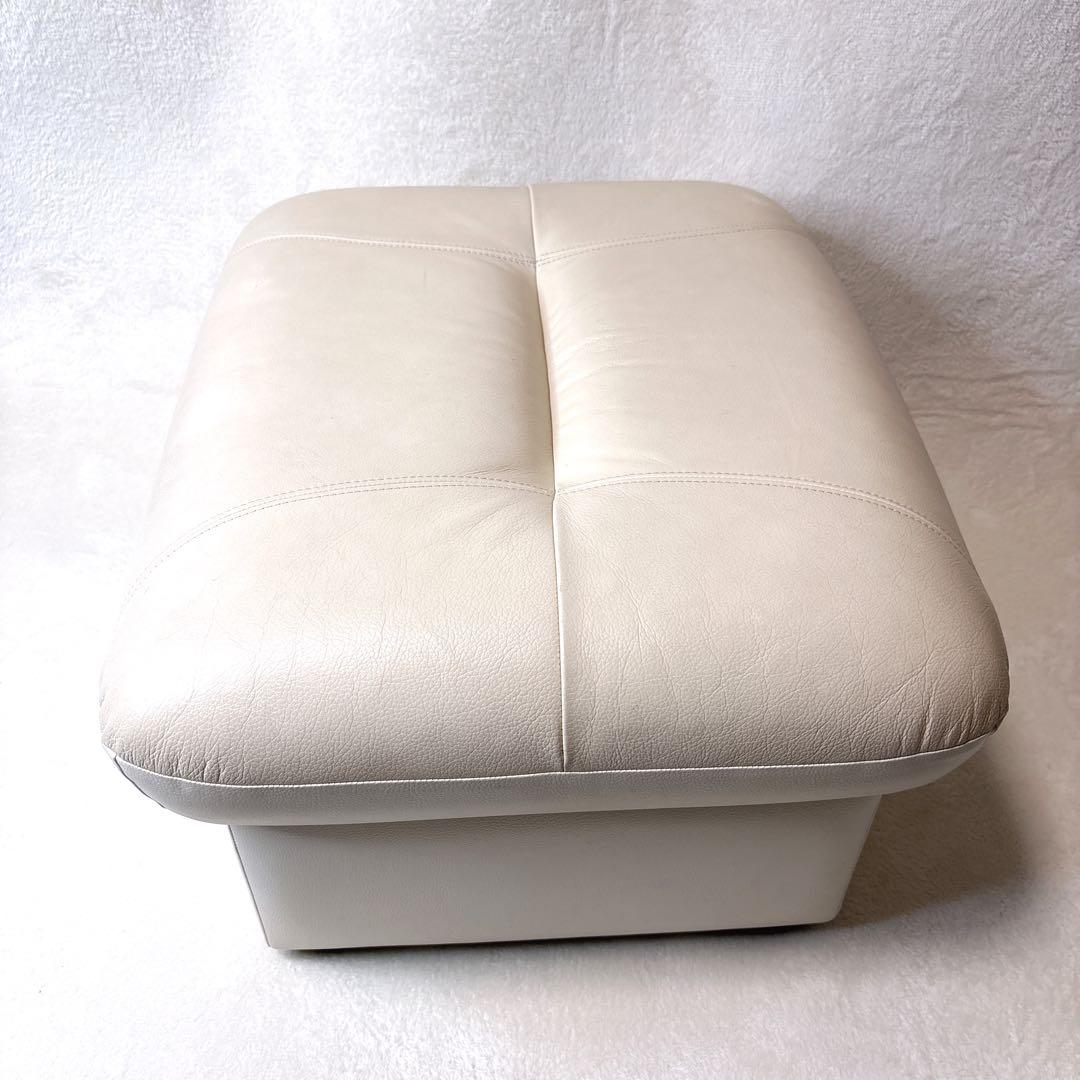 カリモク家具 オットマン スツール 本革 日本製 単品