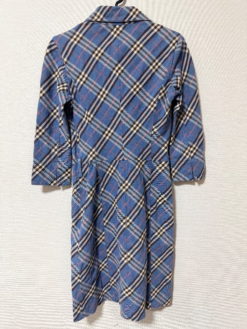 BURBERRY BLUE LABEL ノバチェックシャツワンピース 七分袖