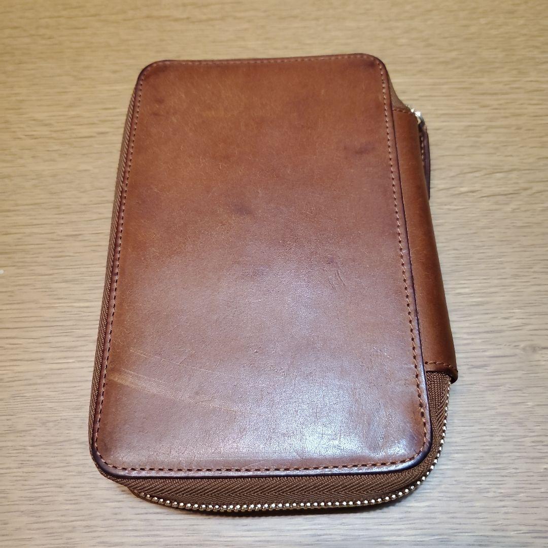 しーさーコラボペンケース SY-06 プエブロ ブラウン レザー 筆箱 箱なし