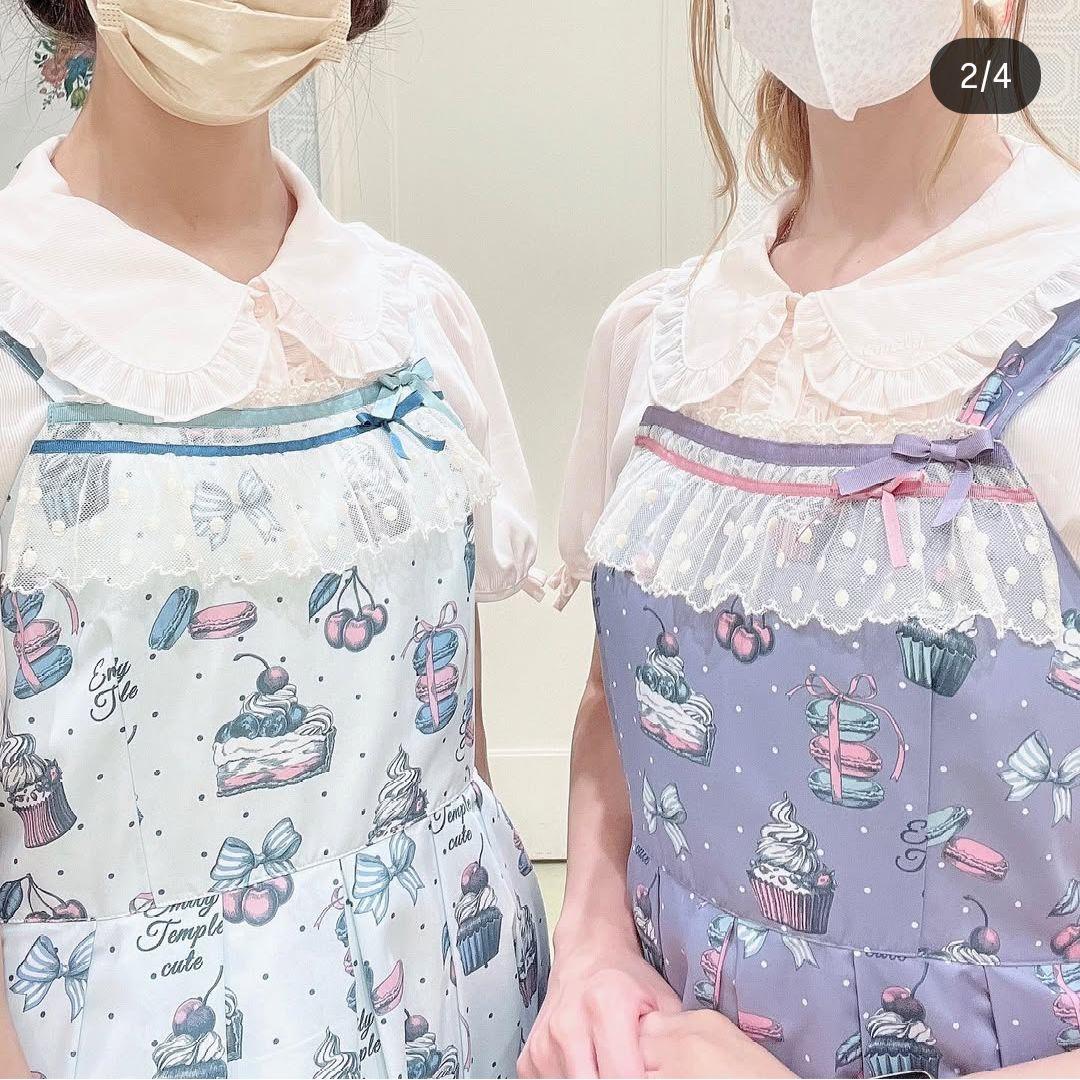 エミリーテンプルキュート　スイーツ柄ジャンスカ