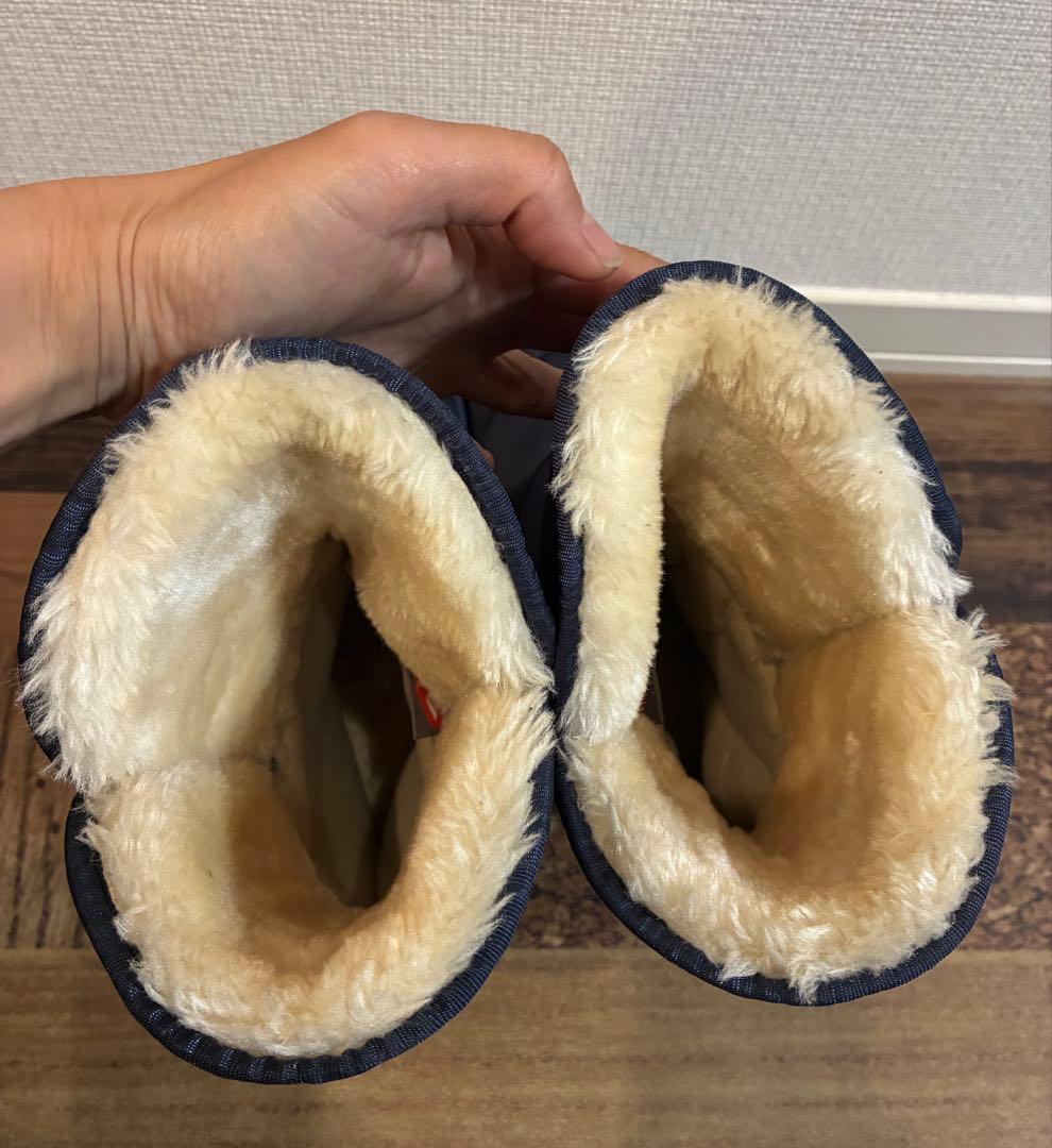 極美品　ノースフェイス　スノーブーツ PrimaLoft使用　ダークネイビー