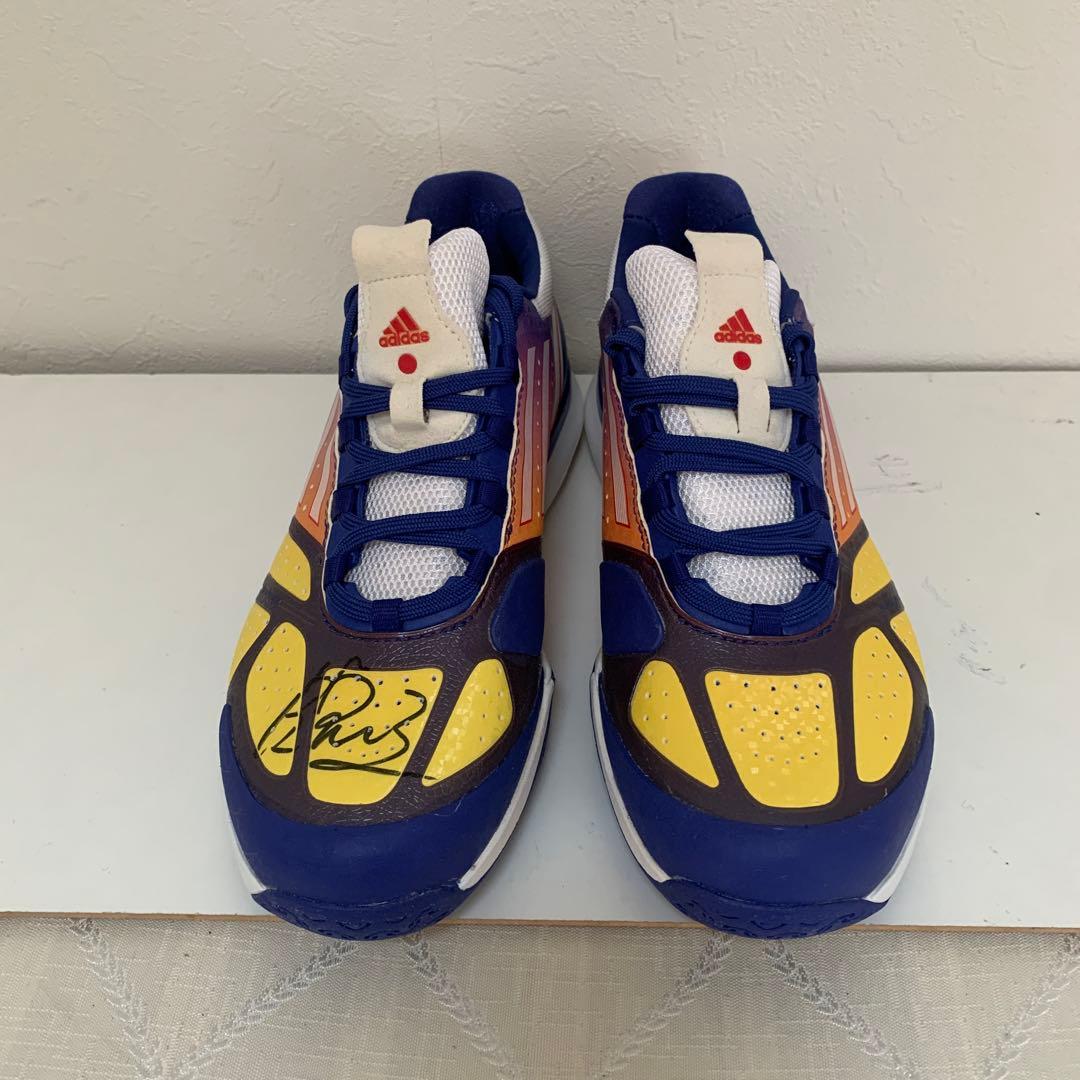 新品未使用　錦織圭　直筆サイン　アディダス　テニスシューズ　アディゼロ　フェザー