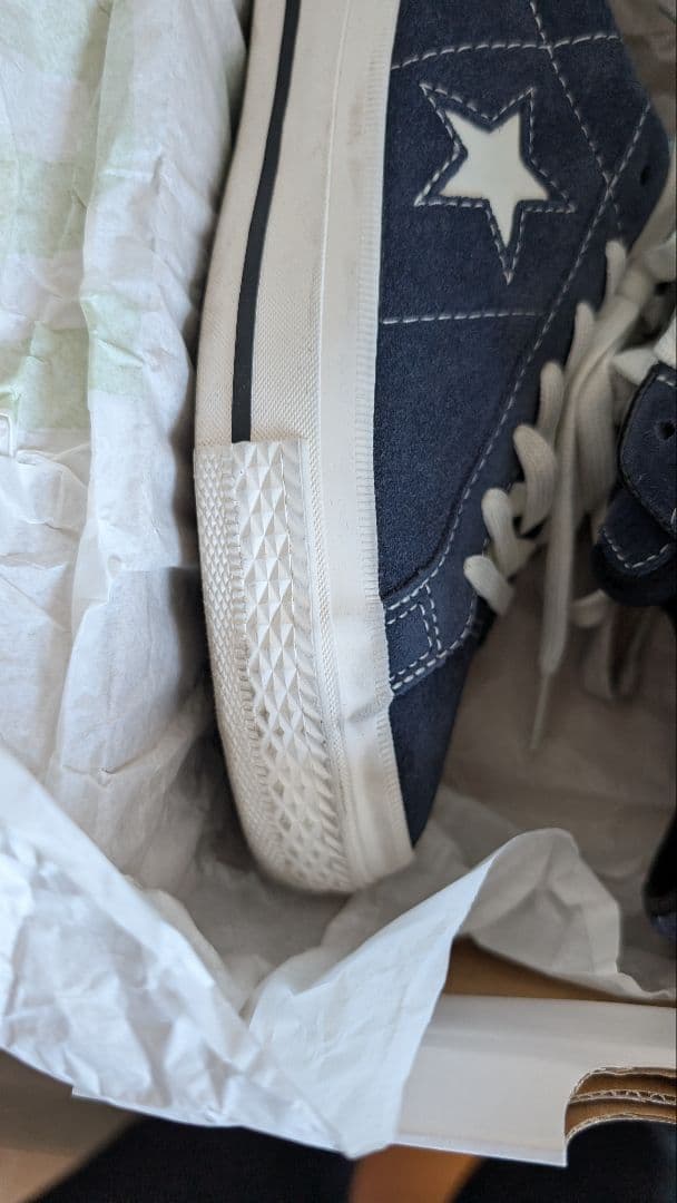 【コンバース】ワンスター　ゴルフシューズ　23㌢　紺系