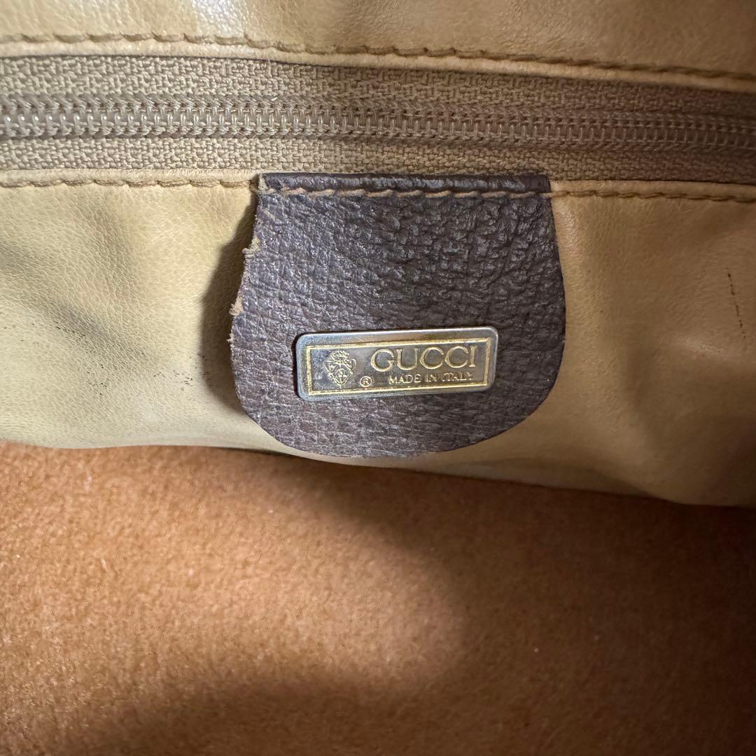 GUCCI グッチ GG柄シェリーライン ハンドバッグ ボストンバッグ