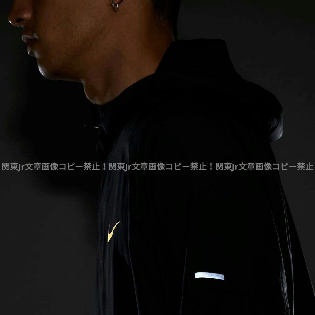 ランニングパーカー BK ウインドブレーカー ウーブン RUN ジャケット M