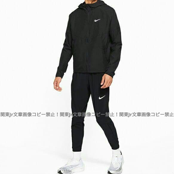 ランニングパーカー BK ウインドブレーカー ウーブン RUN ジャケット M