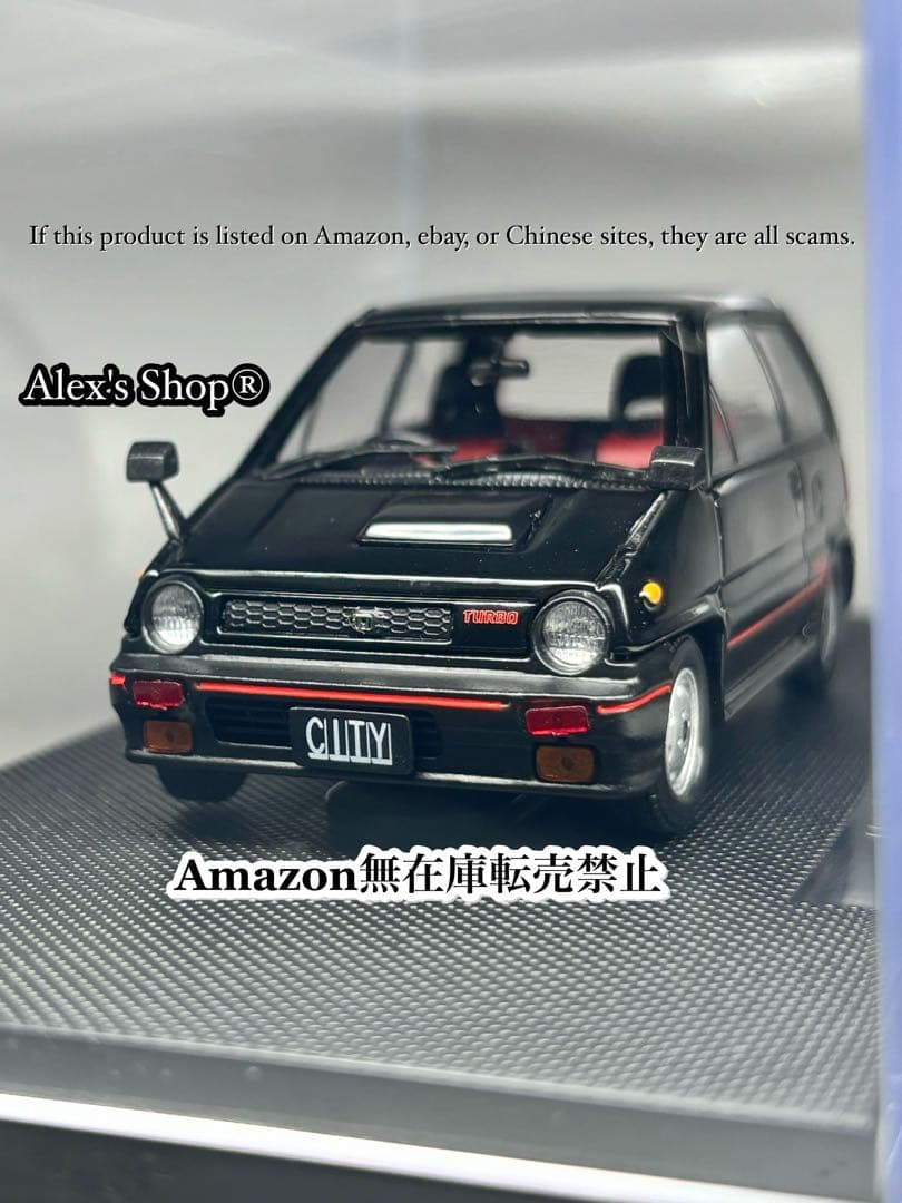 人気完売カラーブラック 1/43 エブロ 1982 ホンダ シティ ターボ