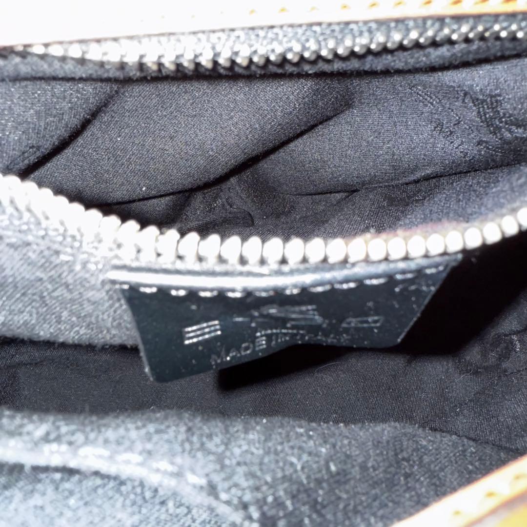 希少◾️エトロ　クラウン・ミー　コレクション　ペイズリー　レザーバック