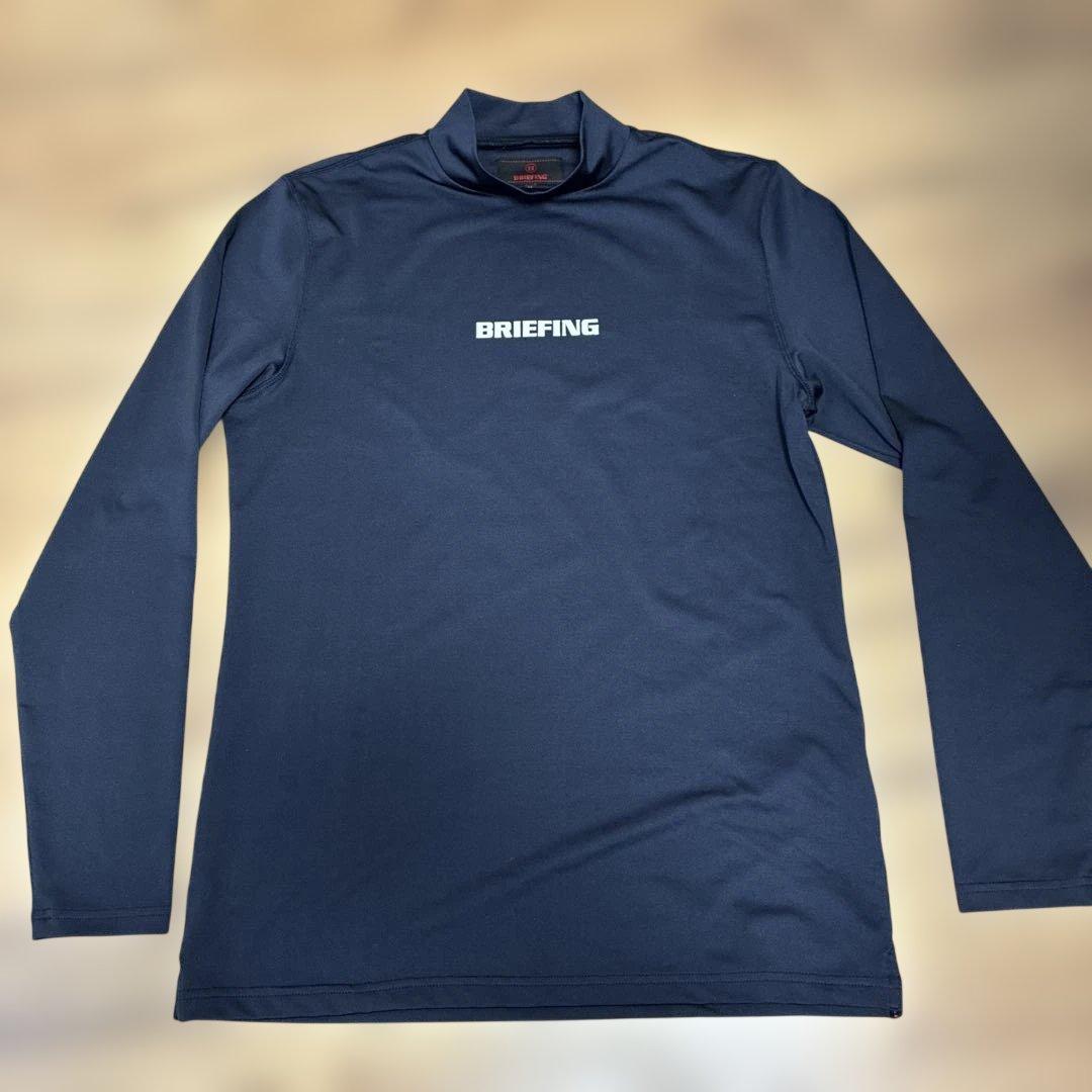 【極美品】BRIEFING 長袖モックネック BBG231M09