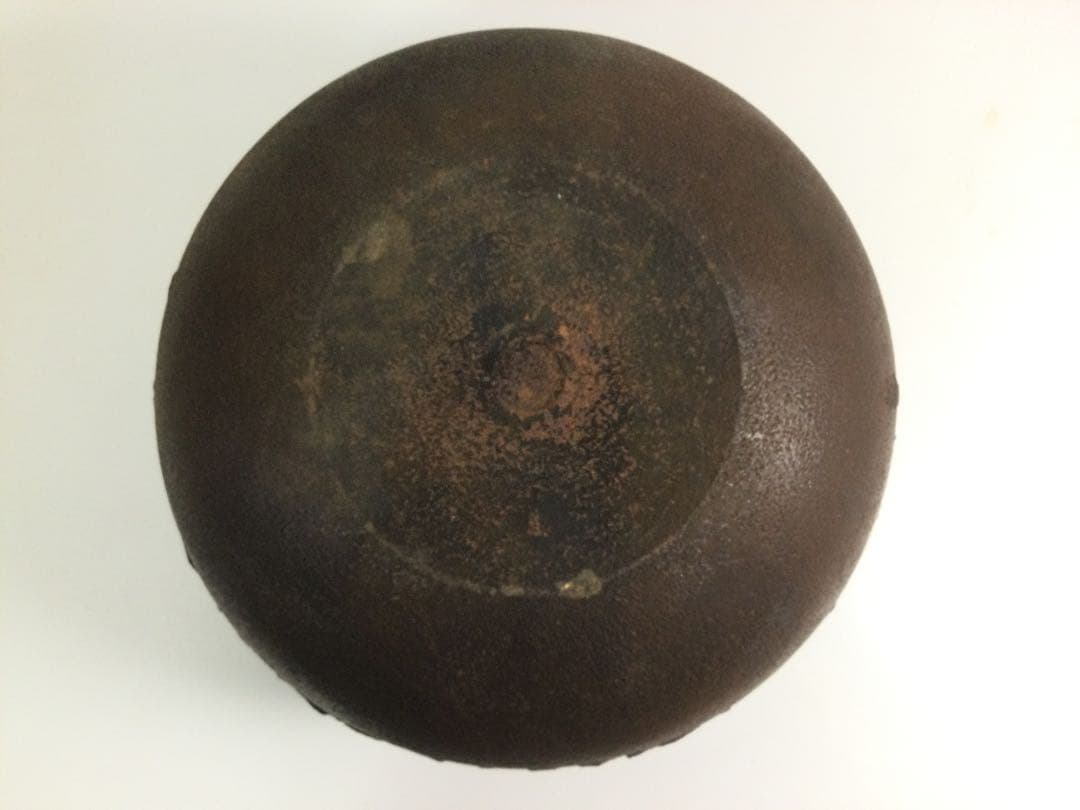 茶道具 姥口霰丸釜 釜師三浦一孝 茶釜 供箱 L295