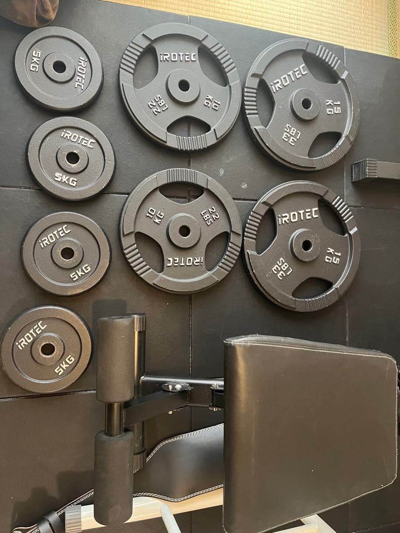 ベンチプレスセット　懸垂機他セット　IROTEC 筋トレ　約10万円相当