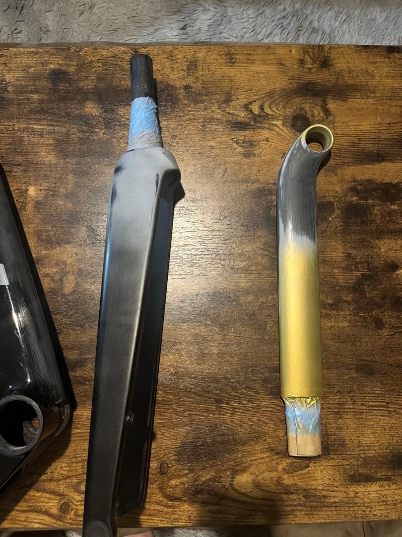 【ponkun】カーボンフレーム xs 【ジャンク】