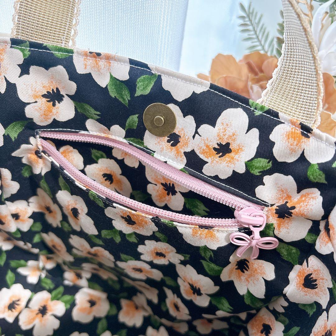 み*️様 コヤンイサムチョン　バック　お花クラウディちゃん　インド刺繍　お揃いポ