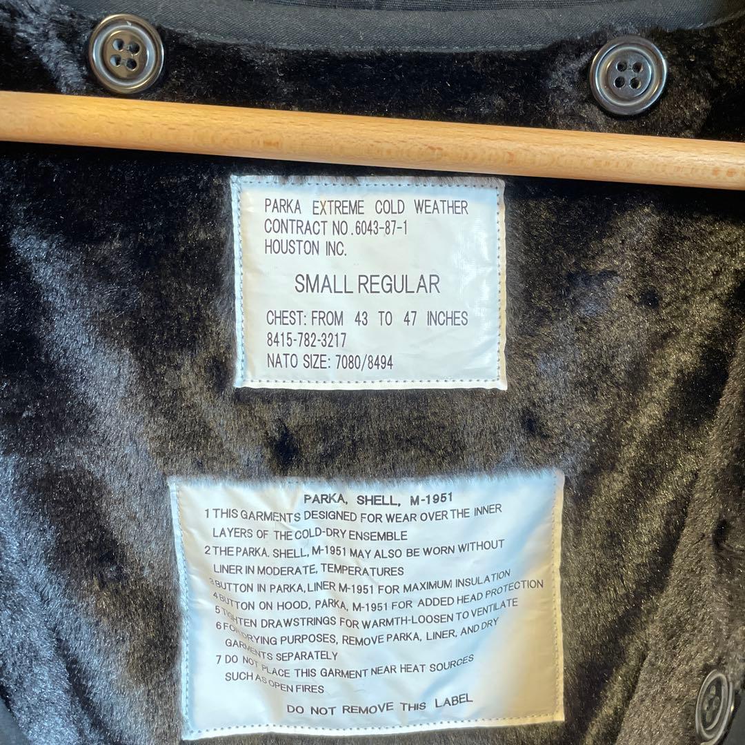 美品　M-1951 ブラックパーカー 極寒用