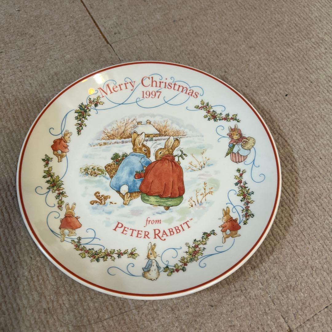ちゃうこ　未使用　ウェッジウッド　ピーターラビットクリスマスプレート