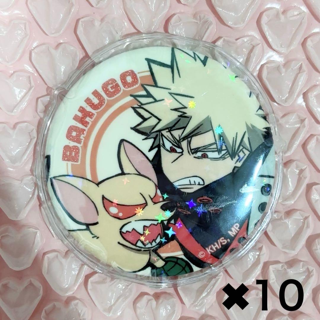 僕のヒーローアカデミア MHAnimals 缶バッジ 爆豪勝己