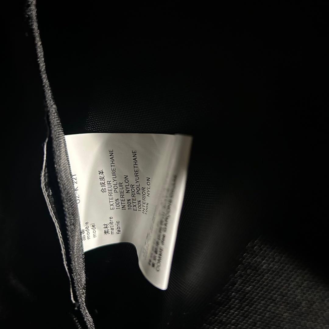 ギャルソン フェイクレザーハンドバッグ スクール ブリーフ 青山 黒