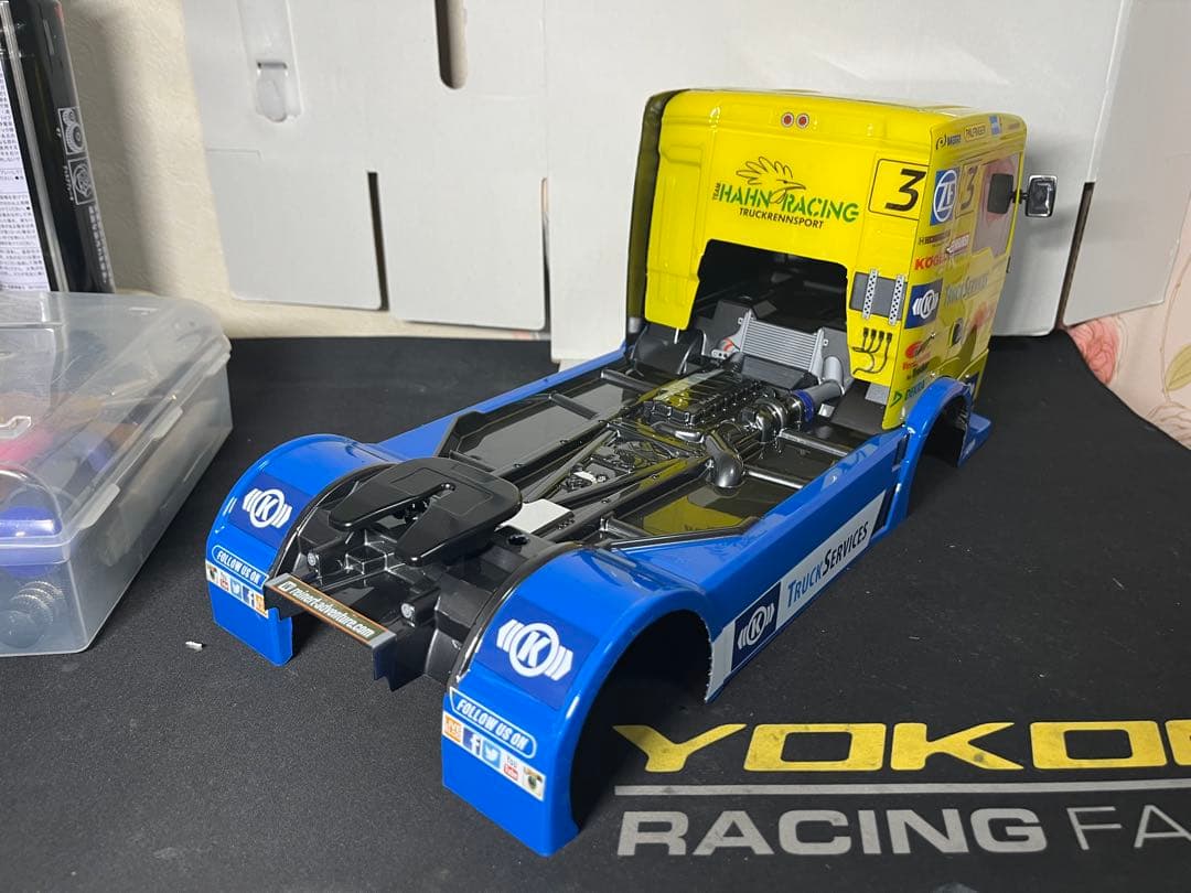 TAMIYA TEAM HAHN RACING MAN TGS ボディ　完成品