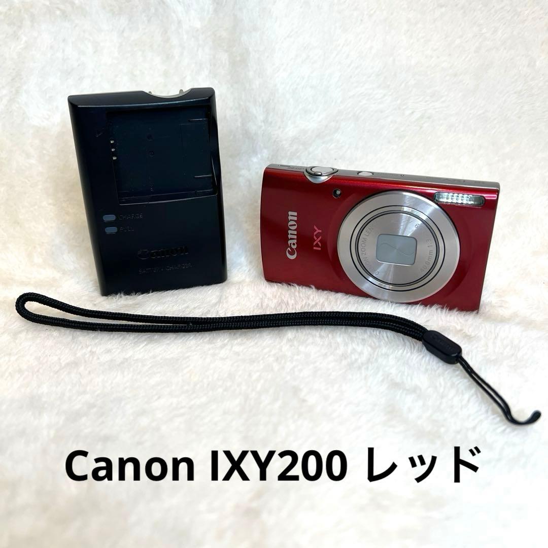 Canon キャノン IXY 200 レッド イクシー デジタル カメラ