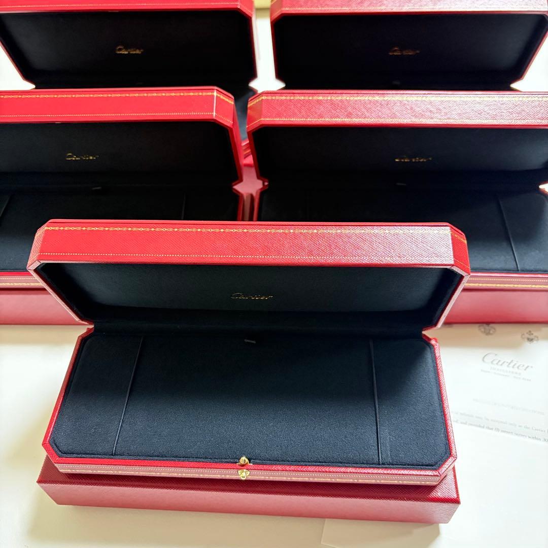 極美品　カルティエ　ブレスレット　ケース　空箱　5個セット　現行品