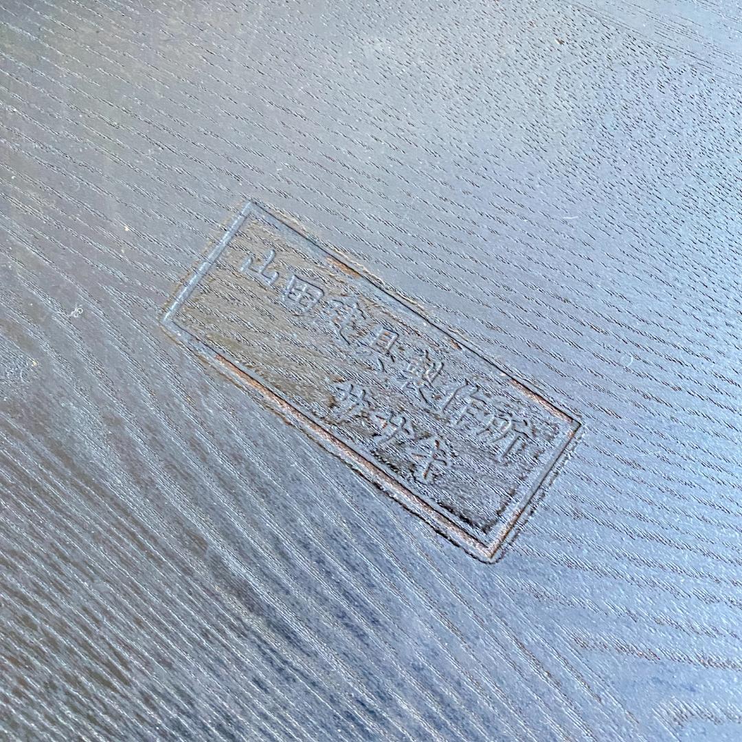 昭和レトロ ちゃぶ台 丸テーブル 無垢材 古民家 和家具 ローテーブル ②