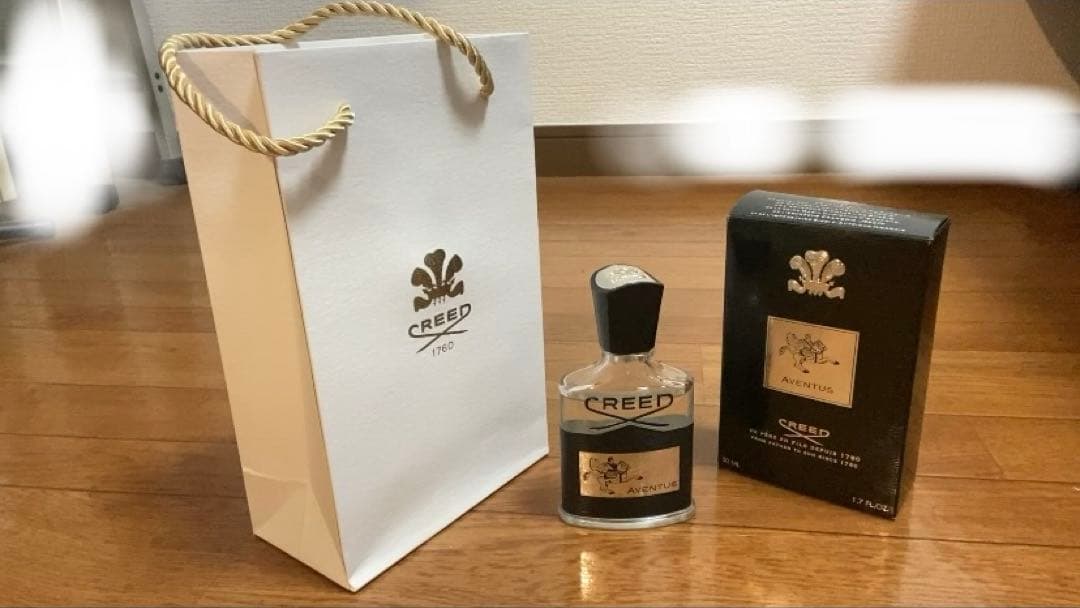50ml CREED Aventus クリード　アバントゥス　ショッパー・箱付き
