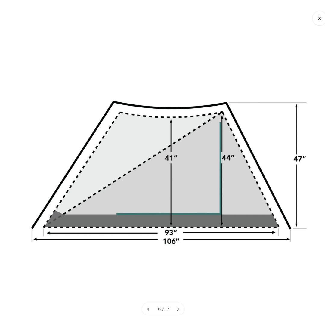 ★新品 Durston X-Mid 1 ULテント 720g カナダ直輸入