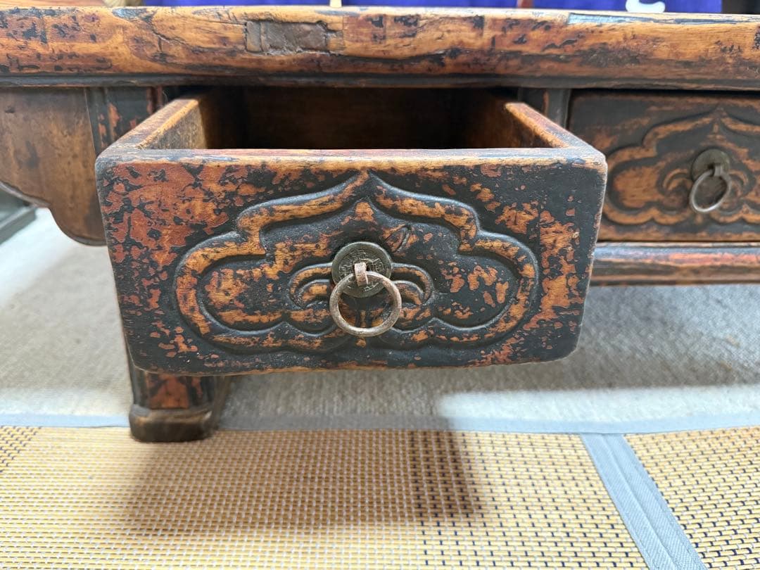 李朝　貴重　古朝鮮王室が勉強で使用した机　 アンティーク　送料込み250520