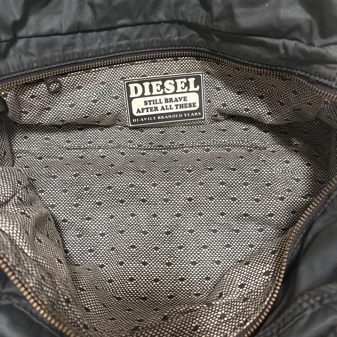 90s 希少　ディーゼル　アーカイブメタルロゴ　ミニボストンバッグ　y2k