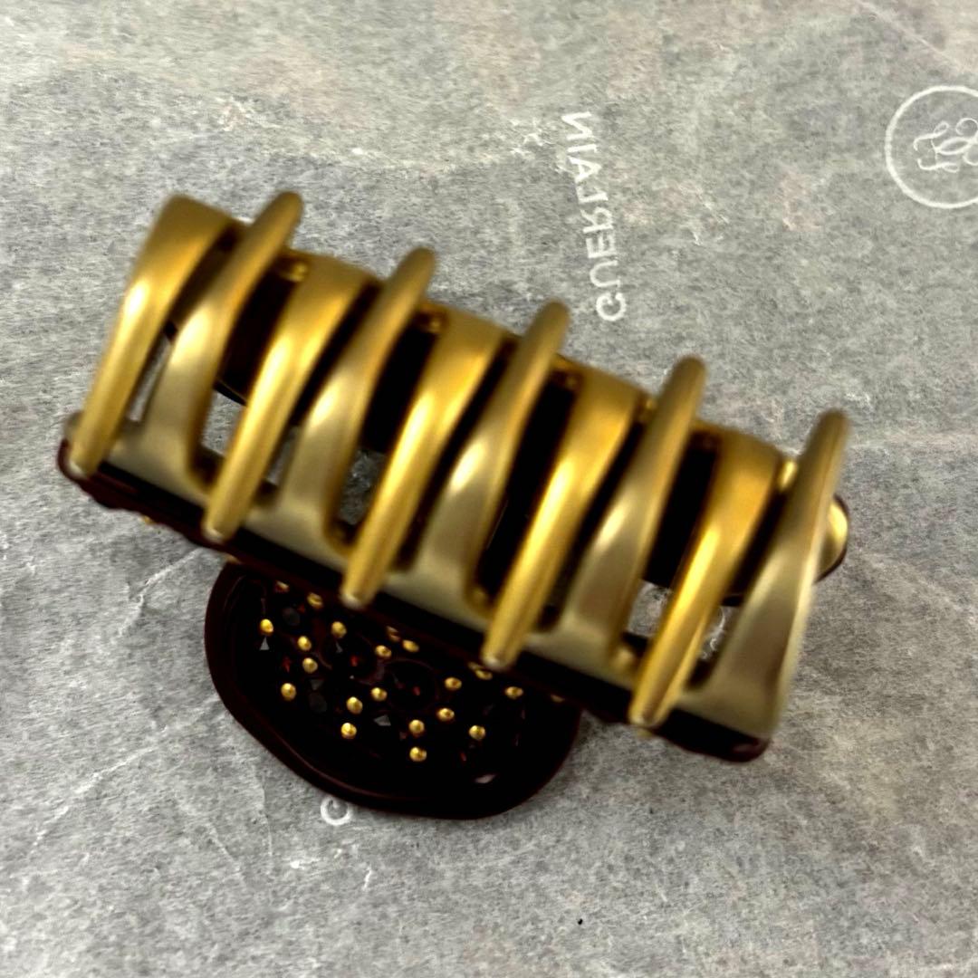 アレクサンドルドゥパリ 4.5㎝ヴァンドームクリップ　 フルストラスダークレッド