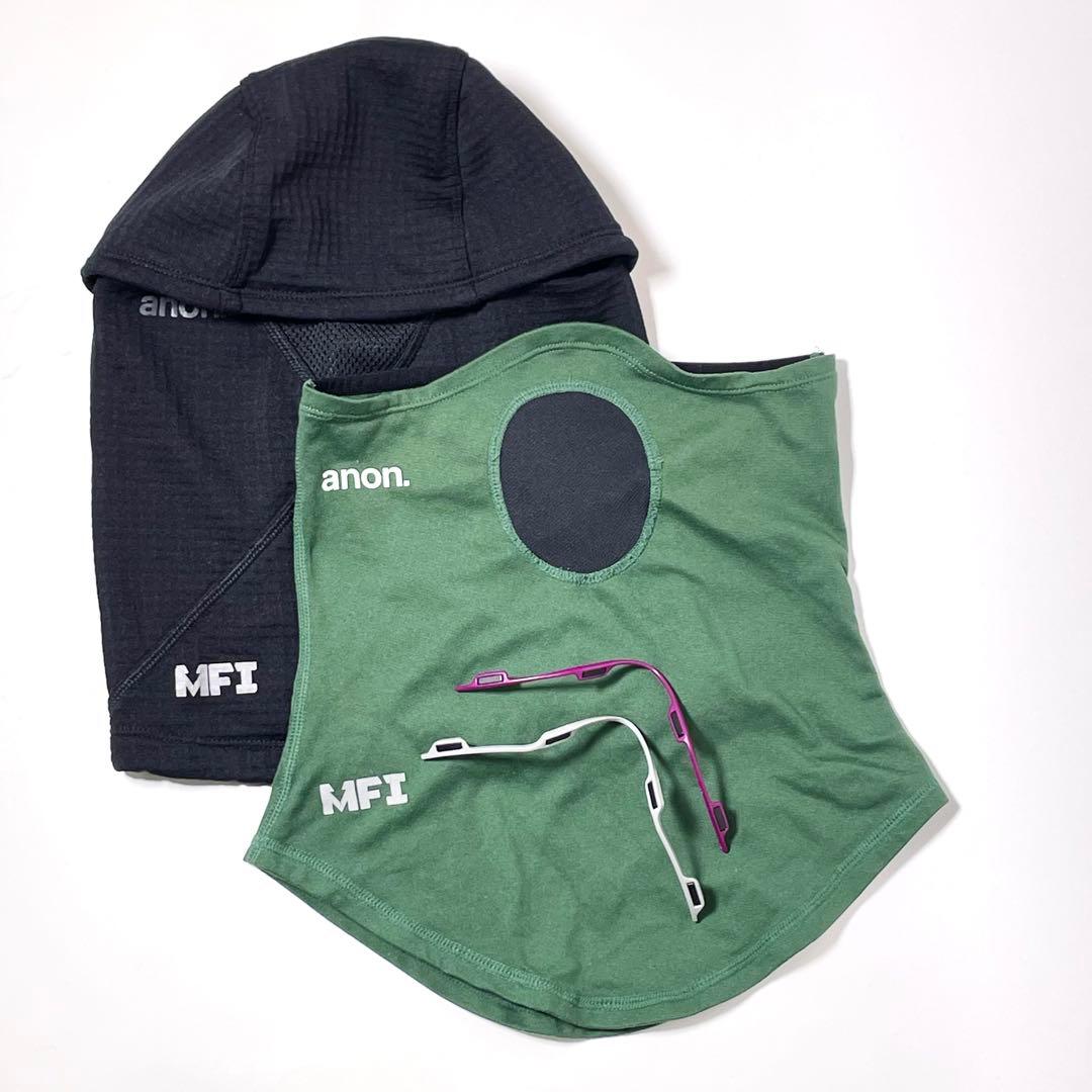 anon wm1 スペアレンズ2枚　MFIフェイスマスク　MFIバラクラバ