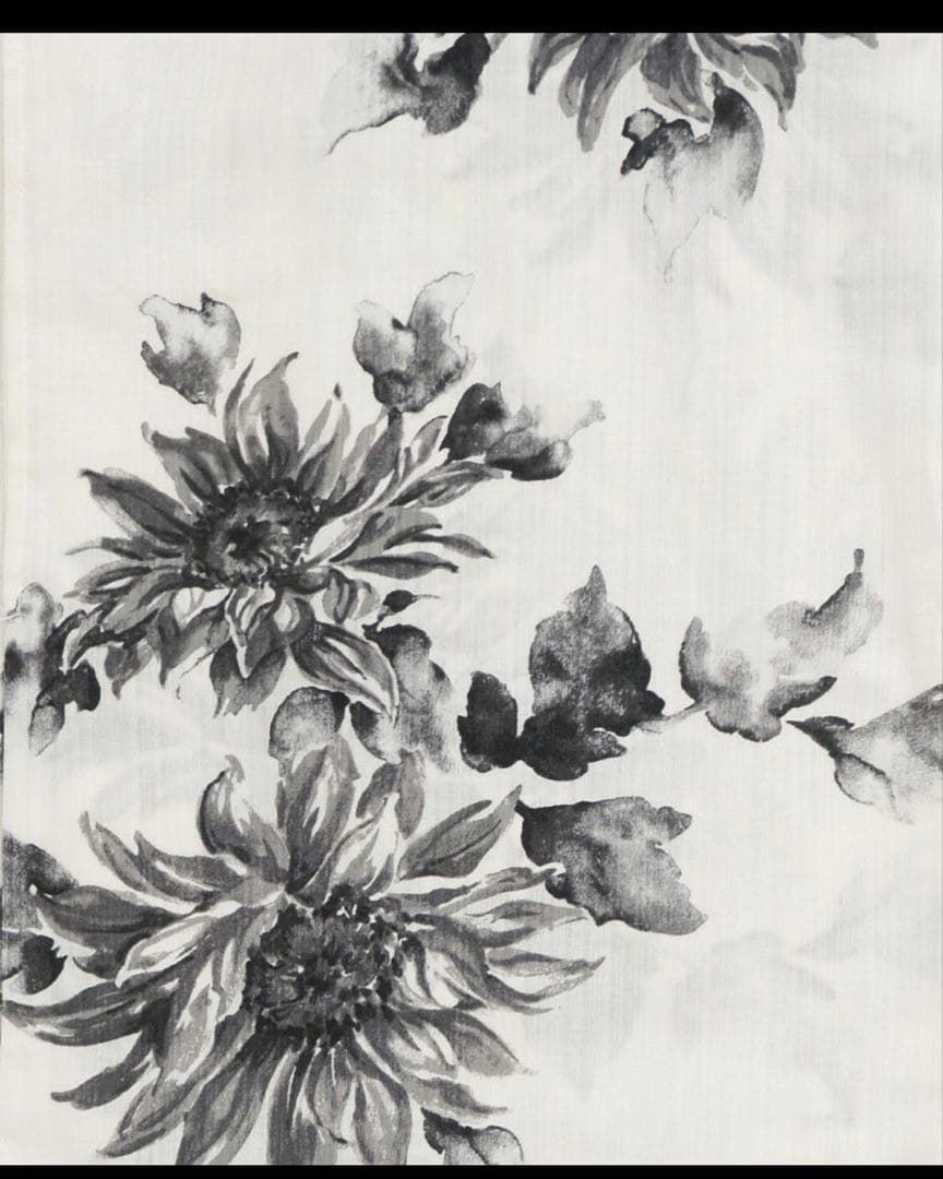 Dita 夏色の向日葵しらべ(墨色) 浴衣 帯 着付けマニュアル セット