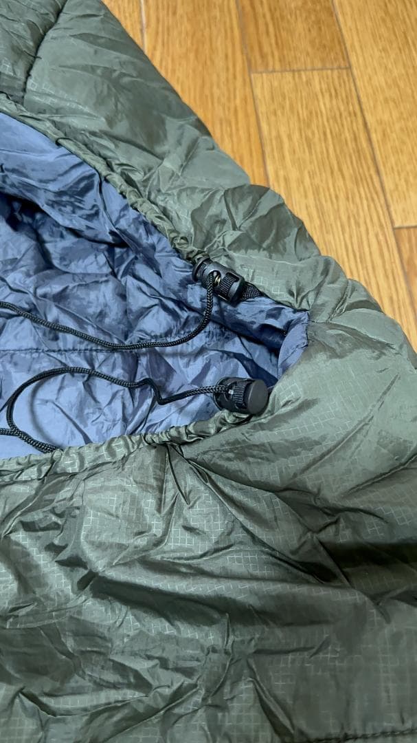 Qualz 冬用寝袋 -2℃ マミー型 オリーブ