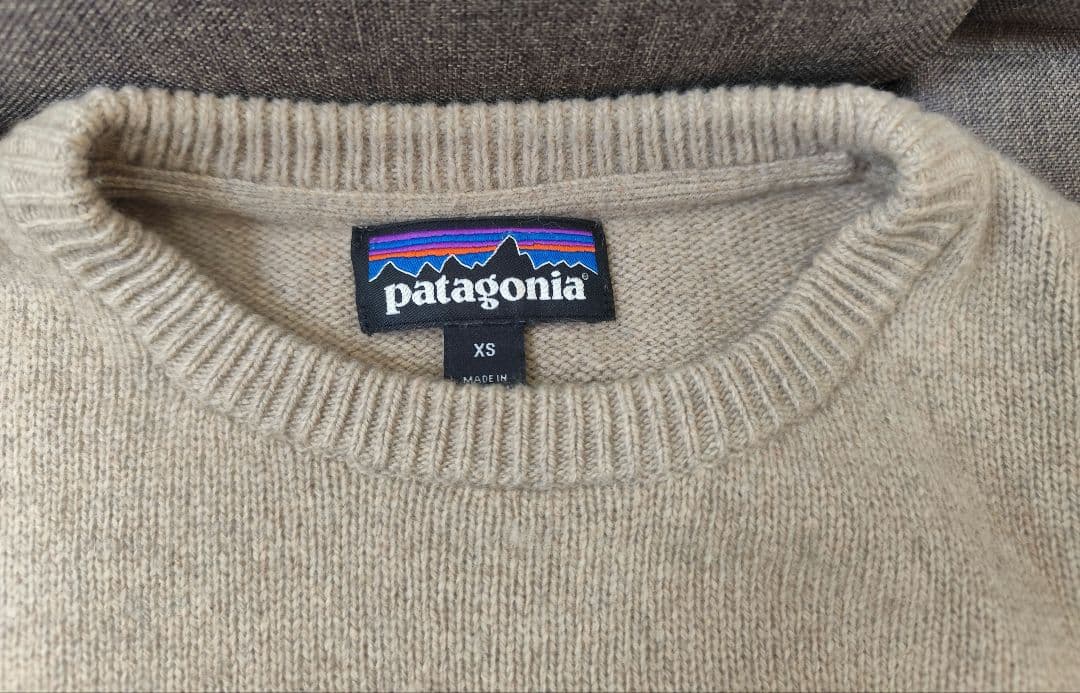 サイズXS パタゴニア　カシミア　クルーネック　セーター　ニット
