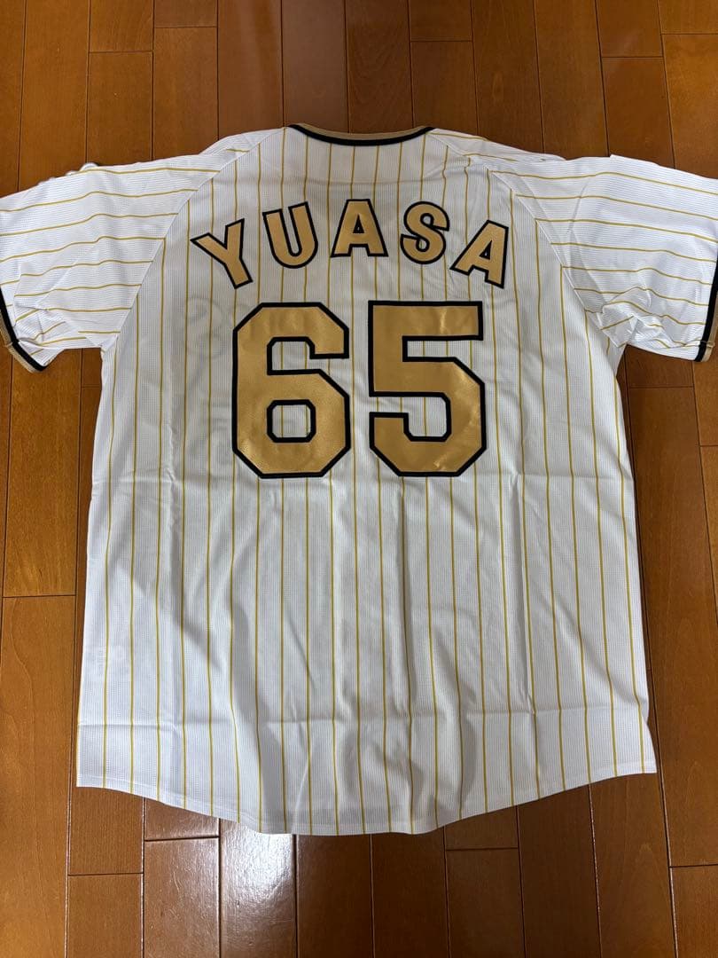 阪神タイガース 湯浅京己 チャンピオンユニフォーム Lサイズ タオルセット