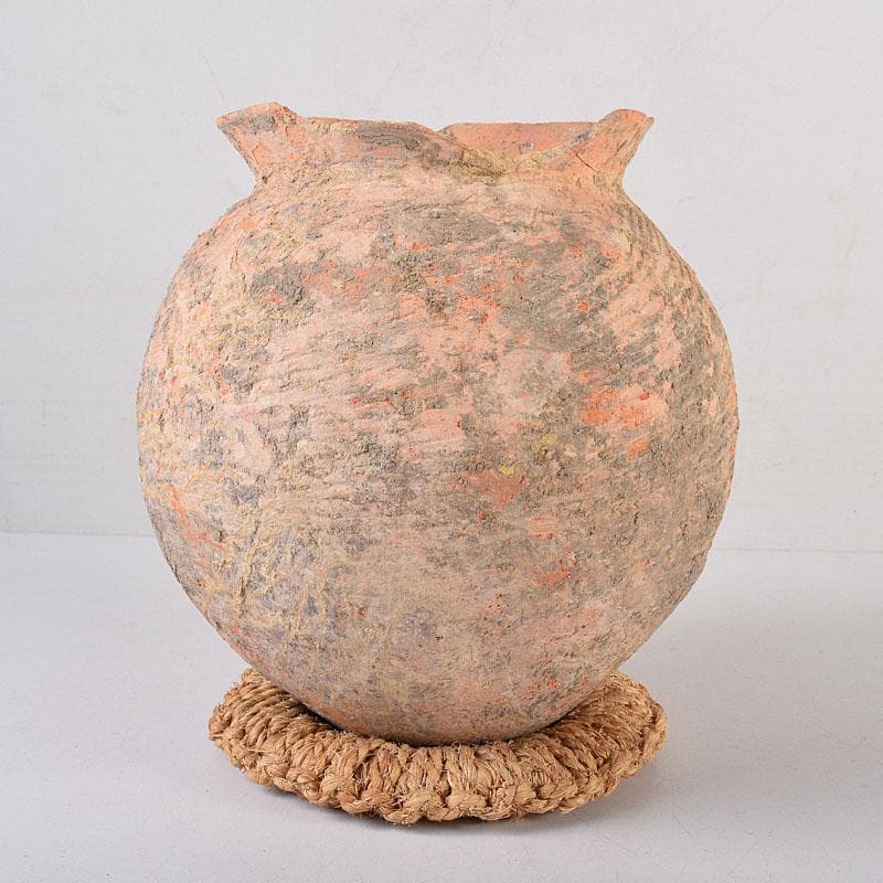 タイ古陶磁　バンチェン土器　アンダーソン土器　壷　台付き　C R8688H