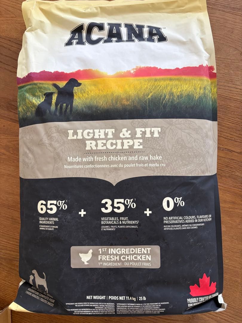 アカナ　ライト&フィットレシピ11.4キロ