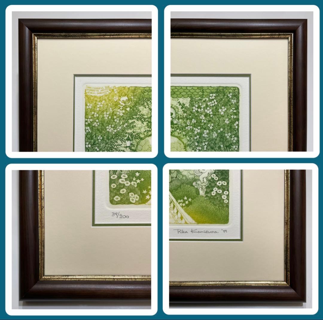 絵画・額縁・版画・上砂理佳・Prelude・エッチング・美術品・インテリア・雑貨