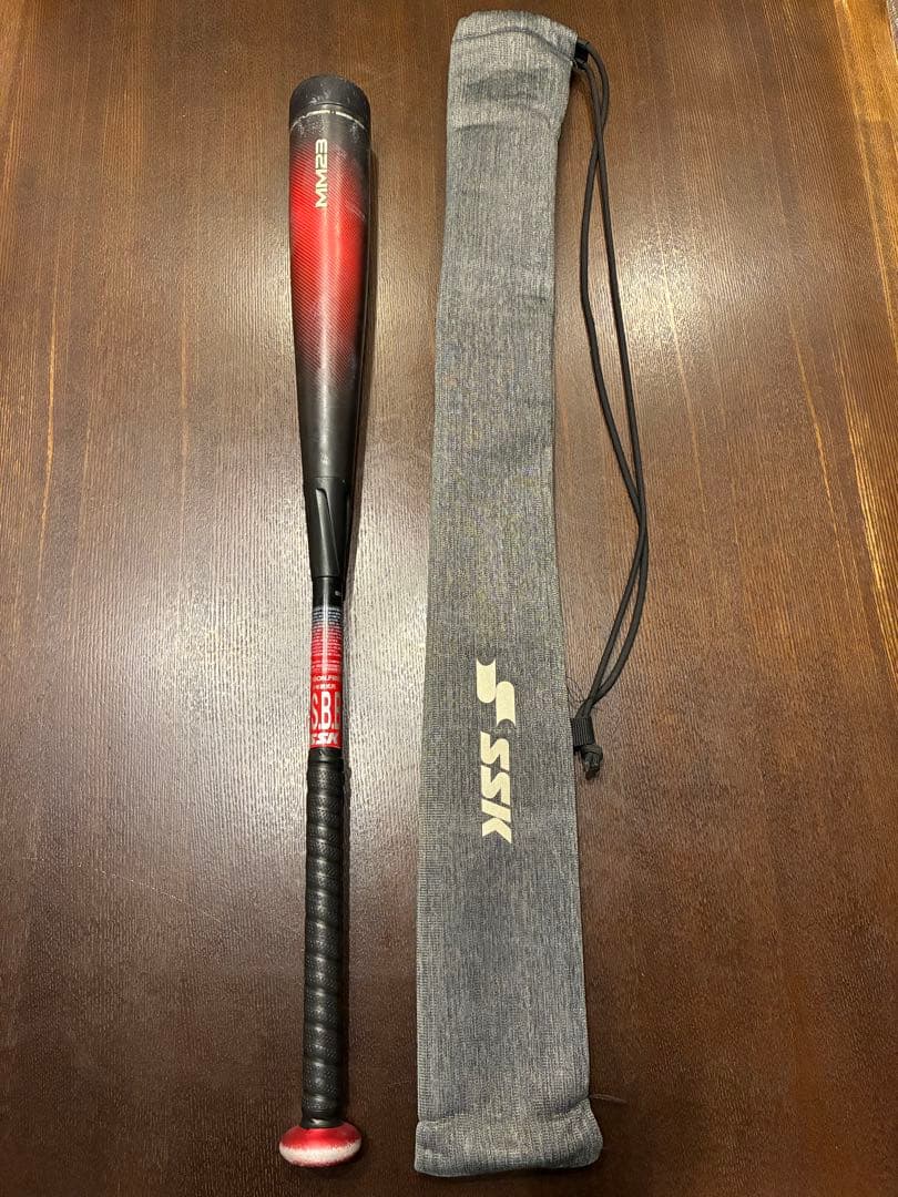 SSK MM23 少年軟式用バット バットケース付き