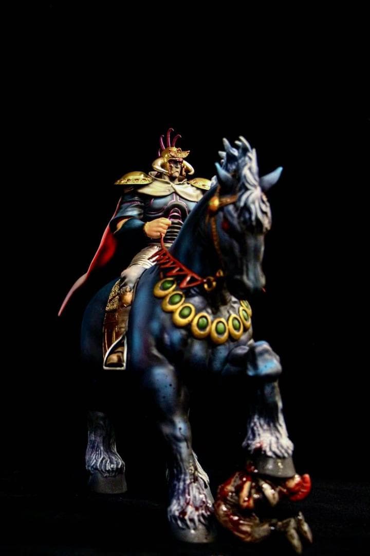 北斗の拳 wf2024w 黒王号&ラオウ レジンキャスト 塗装済み完成品