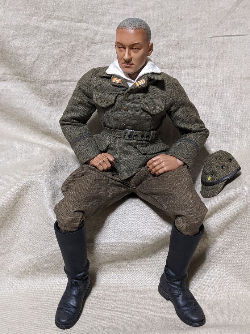 日本軍　陸軍　将校 軍服　ミリタリーフィギュア　中川三郎 中古　パーツ有り