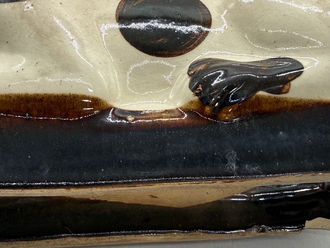 中国　明時代　磁州窯虎形枕　アンティーク　送料込み251217