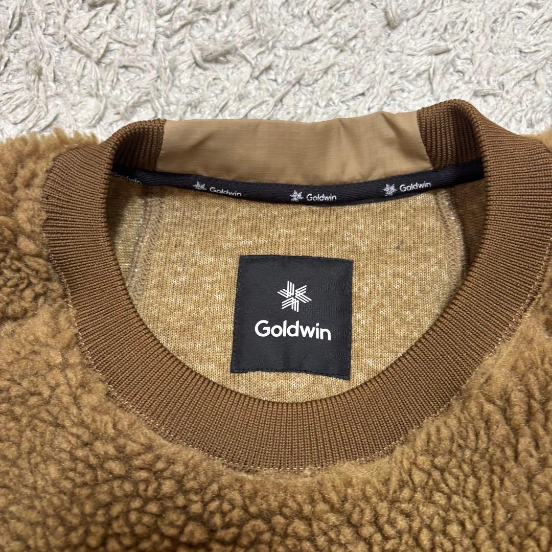 ゴールドウイン GOLDWIN ボアフリーススウェットシャツ　タバコブラウン　M