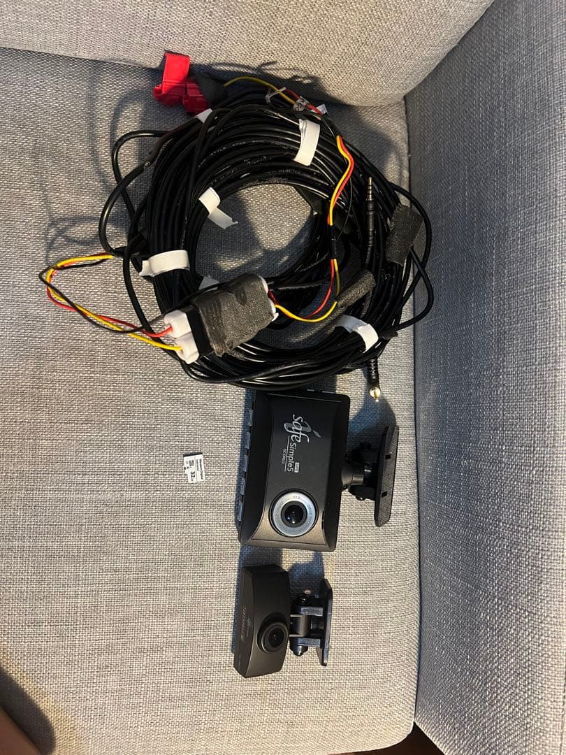 コムテック デンソー ドライブレコーダー i-safesimple6前後2カメラ