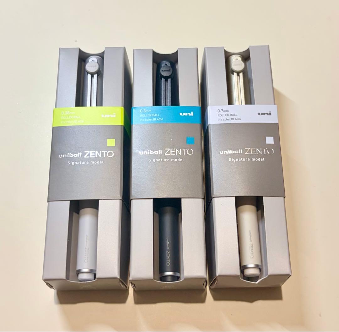 uniball ZENTO ユニボールゼント シグニチャーモデル 全3種セット