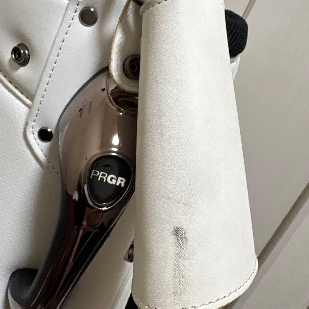 M348 PRGR プロギア YOKOHAMA RS キャディバッグ ホワイト